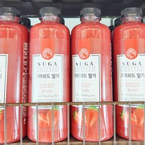 수가 착즙주스 딸기 880ml, 종이박스포장