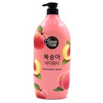 대용량 샤워젤 펌프 복숭아향 바디워시 클렌징 목욕 몸냄새 바디용품 샤워실, 1개