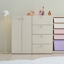 한샘 샘키즈 옷장 1200 A형, G.(몸통)라이트메이플(포인트)민트(G)