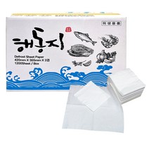해동지 대형 420mm 100매 소분 참치해동지 미트페이퍼 숙성지, 12개