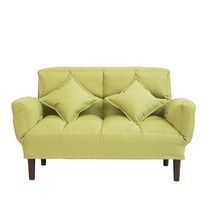 소파베드 접이식 쇼파침대 데이베드 확장형 매트리스 모던 심플 리클라이너, 더블 - 그래스 그린