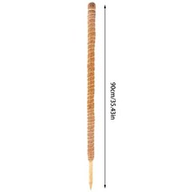 원예용품 구부릴 수 있는 이끼 기둥 등반 코코 코아 식물 지원 확장 스틱 몬스테라 원예 실내, 04 90cm