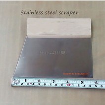 너비 145mm 스테인레스 스틸 나무 손잡이 퍼티 나이프 세트 스크레이퍼 건설 도구 파우더, 한개옵션0, 한개옵션0