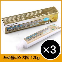 헬시케어 Healthy Care Propolis Toothpaste 프로폴리스 치약 120g -3개묶음, 단품