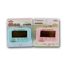 공부필수템 대형스톱워치 공부시간재기 공부스톱워치 공부타이머 카비바라상 스톱워치 쿠킹 요리 타이머 주방 시계, 핑크