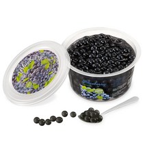 Original Popping Boba 오리지날 팝핑보바 버블티 후르츠 펄 블루베리맛 450g, 1개