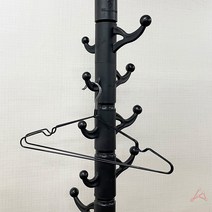 논슬립 코팅옷걸이(10P) 블랙 논슬립옷걸이 옷안늘어나는옷걸이 논슬립바지걸이