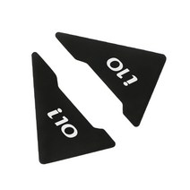 자동차 도어 코너 커버 보호대 현대 호환 I10 I20 티뷰론 팰리세이드 그랜저 스타렉스 베뉴 넥소 차량 외관 액세서리 장식, [02] For I10, [03] Gray