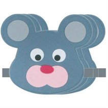 청양토이 역할놀이 동물 머리띠 3개, 쥐