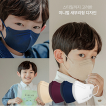 키즈 어린이마스크 새부리형 남자아이 남아 소형 초소형 귀안아픈 에블린7색 KF94 20매, 화이트20매, 에블린 키즈(XS/소형)