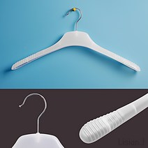 리시안제이 1개입 플라스틱 옷걸이 투명 코트옷걸이 슈트옷걸이