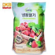 도깨비마켓[DKB] 뉴뜨레 냉동딸기 홀딸기 (무가당) 1kg /국내산/, 1개