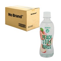 노브랜드 복숭아소다 350ml 20입