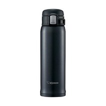 조지루시 SM-SD48BC 스테인리스 진공 보온 머그컵 1개 카운트 1팩 실크 블랙, 16-Ounce, Silky Black