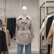 나이스클랍 NC09 하프기장 트렌치코트 N213PWY809