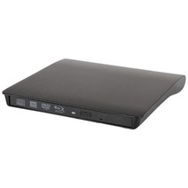 CD롬 외장ODD CD리더기 외부 CD DVD +/-RW 드라이브 USB 3.0 Protable DVD/CD ROM 버너 광학 플레이어 리더, 02 Black