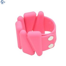 방수 손목모래주머니 1KG 2KG 수영 발목 중량밴드 무게조절 가능 납주머니 세트 훈련, 핑크 한쌍(한쪽 0.45kg)