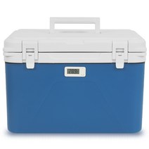 의료용 온도계 아이스 박스 보냉 쿨러 온도 표시 상자, 25L(블루아이스 포함), 25L