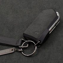 에어로S 키홀더 스팅어 스마트 키케이스 스팅어 모하비 더마스터 K9, 에어로S 기아 K-05 4버튼-네이비-스트랩각인포함