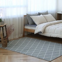 더프리그 아트워크 단모 극세사 러그 2color