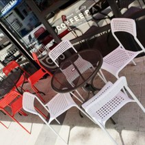 나인홈 심플 디자인 인테리어 스파크 의자 간이 플라스틱 이케아 야외의자, 스파크의자_블랙(WWC2032-BK)