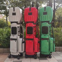 골프항공백 클럽 가방 경량 여행, 레드