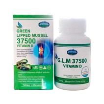 호주 초록 푸른 홍합 GLM 37500 비타민D, 60캡슐, 4병