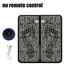 전기 발 마사지 매트 충전식 패드 접이식 휴대용 가정용 도구 통증 완화 건강 관리, 01 no remote control