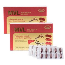 네이쳐스탑 MVL 2개월분 호주 폴리코사놀 12mg 리버디톡스 35000mg 밀크씨슬 30정 2개 네이처스탑 정품
