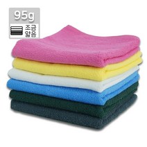 기존형 95미용(대/ 38x78cm 95g) 다용도 순면 업소용 수입 수건 타올 미용실 헤어샵 사우나 헬스 휘트니스 땀수건 청소, 백색