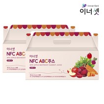 [1+1][이너셋 본사직영] NFC ABC주스 70mlX30포X1박스 ABC쥬스 과채주스 클렌즈주스 당근주스 사과주스 착즙액 비트주스 맛있는주스