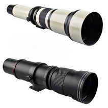 초망원렌즈 호환 420-1600mm F8.3 렌즈 초점 확대경, L마운트 검은색 공식 규격