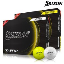 스릭슨 NEW Z-STAR 골프공 정품볼 3피스 42.67mm, 옐로우, 1개