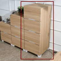 [천삼백케이] [도도가구] 쇼망 4단 미니서랍장, 화이트