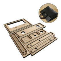 DIY 가죽공예 목형 철형 아크릴 목재 금형 서류가방, 자르지 않은 국산 칼, 1개