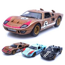 1966 포드 GT40 MK2 프린팅 미니카 풀백 다이캐스트 .킨스마트, 포드GT40프린팅(블랙)
