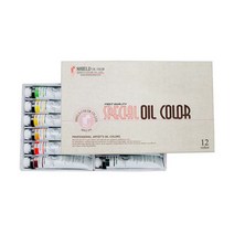 쉴드 스페셜 유화물감 B, 50ml, 12색