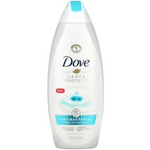 Dove Dove 케어 앤 프로텍트 항균 바디 워시 650ml(22fl oz), 4개