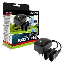 독일제 AQUAEL Socket Link 2채널 컨트롤러 Aquael Aquarium 앱 작동 야간 모드 자동 전환 충전기 모양