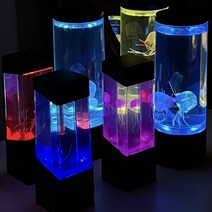 bookaz 해파리 오로라 아쿠아리움 무드등 조명 선셋 간접조명 수유등 수면등 우주인, B(원통형)