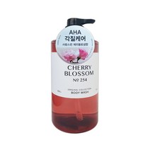 해피바스 오리지널 컬렉션 체리블로섬 바디워시 910g AHA 각질 케어
