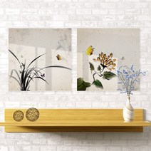 꾸밈 ig297-아크릴액자사군자 액자, 2.사군자_난초