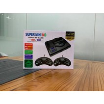 레트로 게임기새로운 슈퍼 미니 MD 비디오 게임 콘솔 세가 메가 드라이브 16 비트 86 8 605 가지 내장 2, 02 UK plug