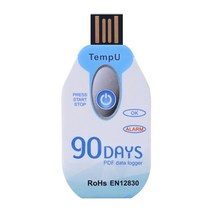 자기온습도기록계 온습도 기록용지 기록지 PDF USB 온도 습도 데이터 로거 LED 표시 10000 포인트 고정밀 레코더 30/60/90 일 747EA 4, 03 90 days
