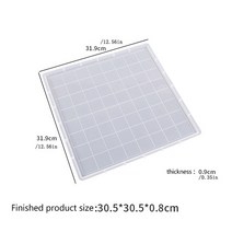 원목 바둑판 고급 3D 입체 체스 키트 에폭시수제 실리콘 몰드 국제 조각품 조형물 공예품 조각상체커 체커보드 크리스탈 엔터테인먼트, [08] Chessboard L