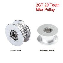3D 프린터 부품 2GT 20 Teeth Synchronus 휠 아이들러 풀리 GT2 타이밍 16/20Teeh 벨트 용 보어 3MM 5MM 기어, 01 16 Teeth Bore 3MM