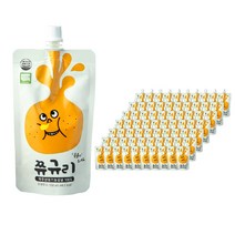 [쮸규리] 제주산유기농감귤 100% 껍질째 착즙한 주스 오가닉 (Organic) 150ml, 70개입