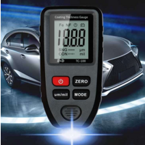 도막측정기 테스터기 고정밀 게이지 두께 차량 페인트, 검은색
