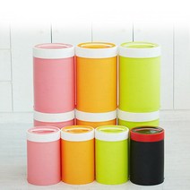 편리한 간편사용 압축휴지통 20L압축쓰레기통, 블랙_레드