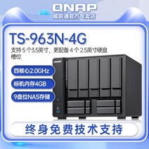 NAS 나스 공식 독점 qnap QNAP ts-963n 4g8g 쿼드코어 9디스크, ts-963n-4g 12t(34tb) 엔터프라이즈